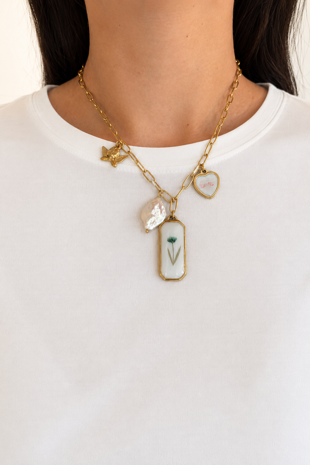 Collier Galatée Bleu