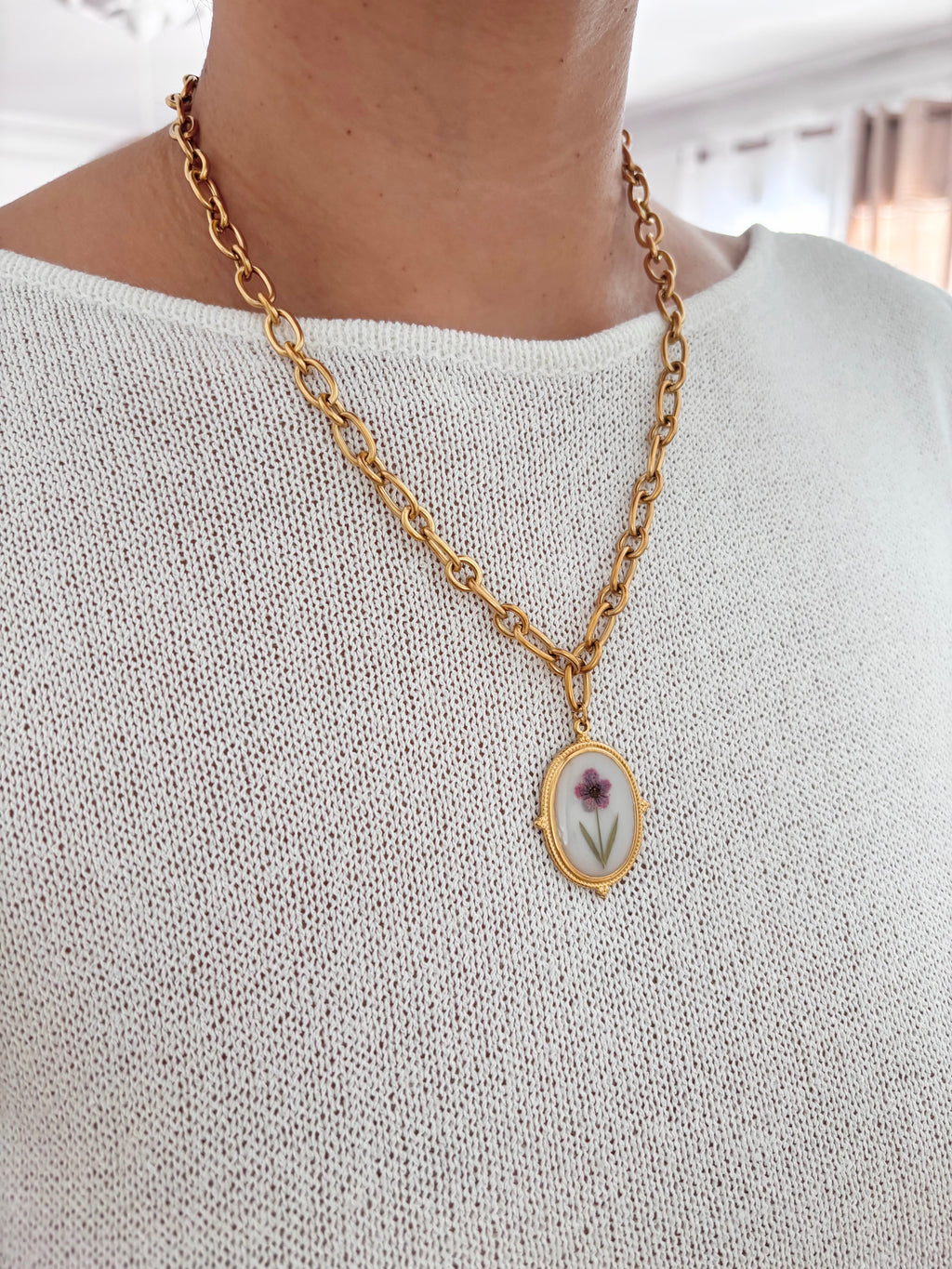 Collier Florita Lila