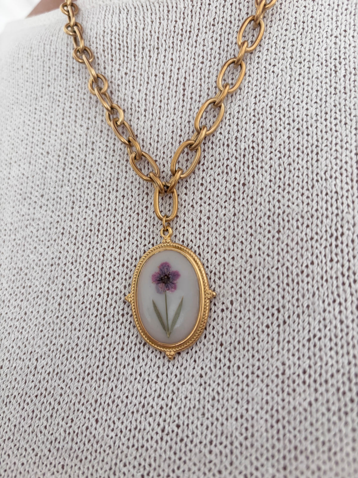 Collier Florita Lila