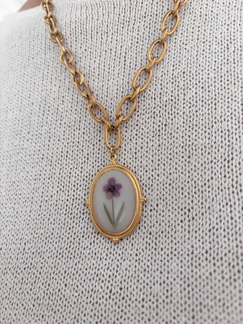 Collier Florita Lila